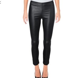 Aqua faux leather leggings NWT